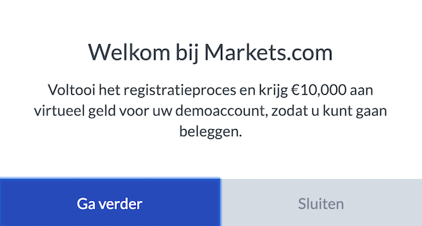 Welkom bij Markets