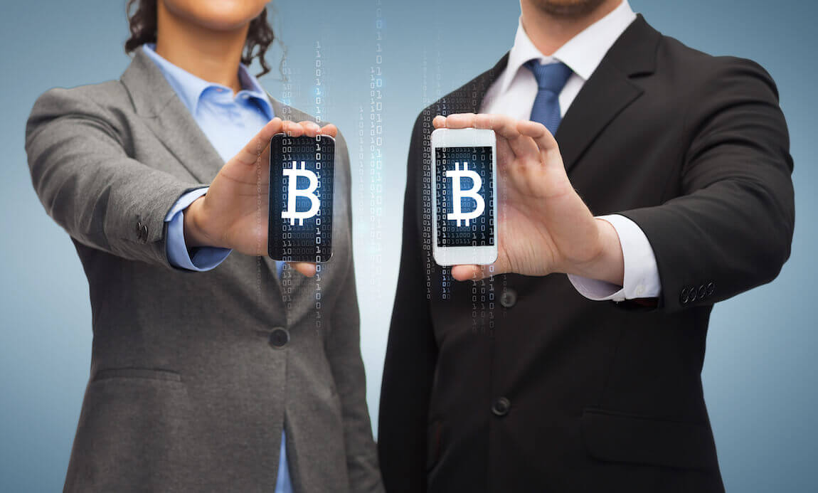Bitcoin on mobile phone