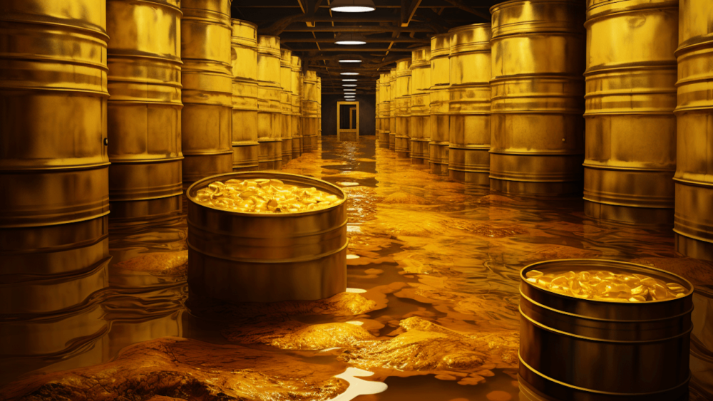 Barrels and gold