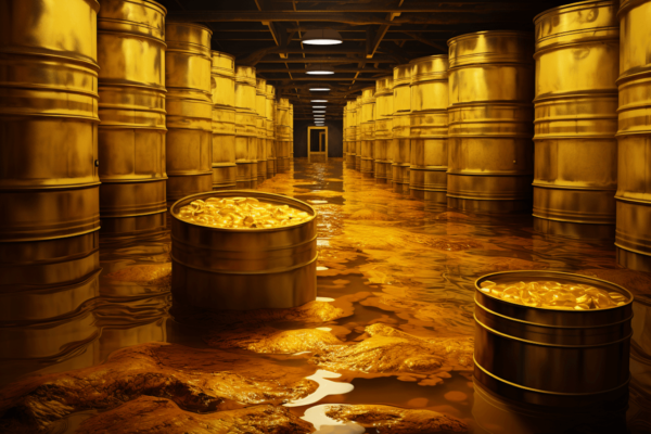 Barrels and gold