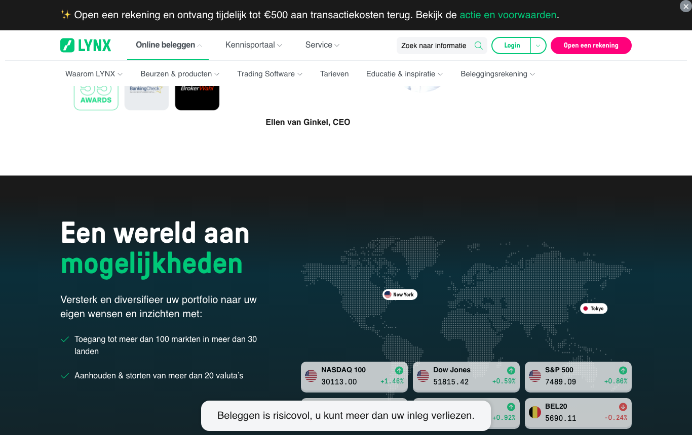 LYNX: aanbod en functies