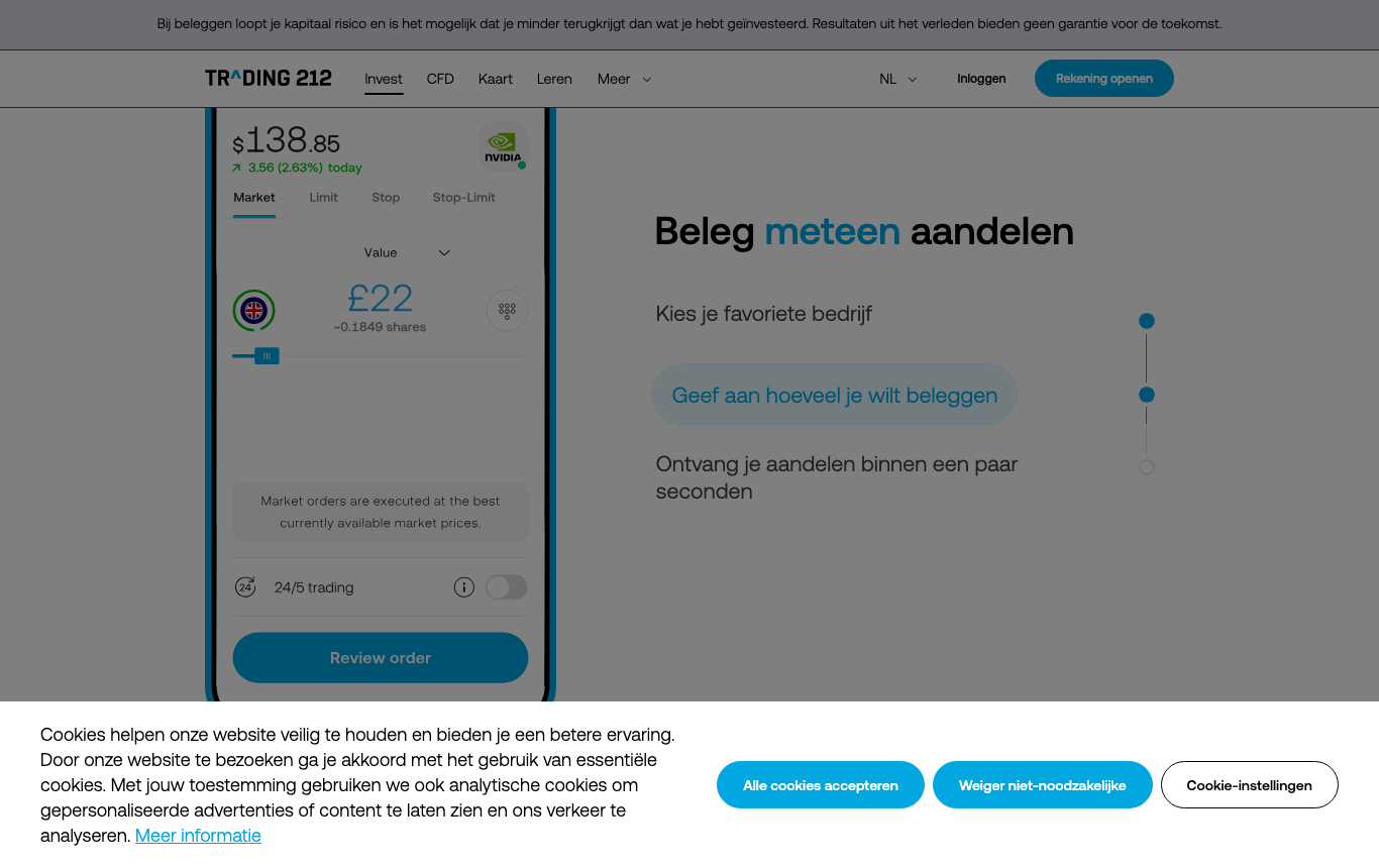 Trading 212: aanbod en functies