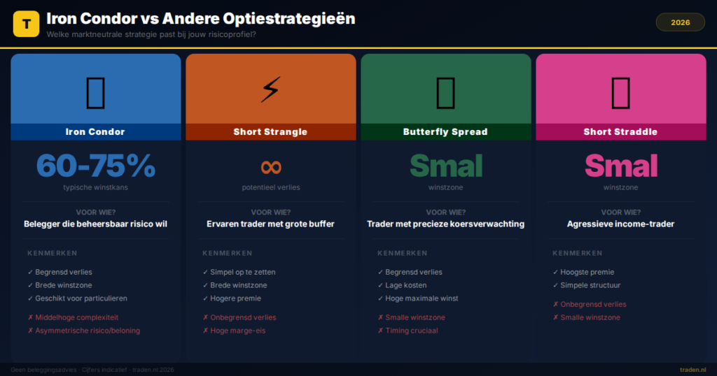 Iron Condor vs Andere Optiestrategieën