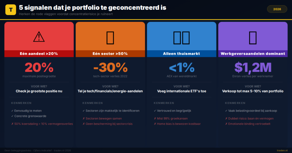 5 signalen dat je portfolio te geconcentreerd is