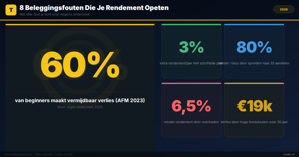 8 Beleggingsfouten Die Je Rendement Opeten