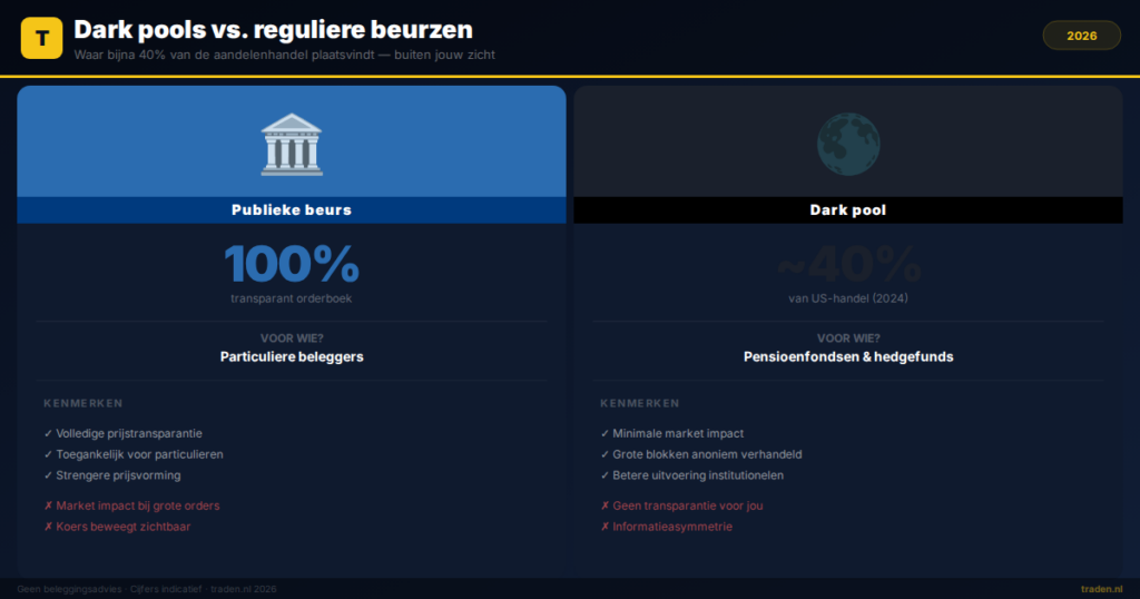 Dark pools vs. reguliere beurzen