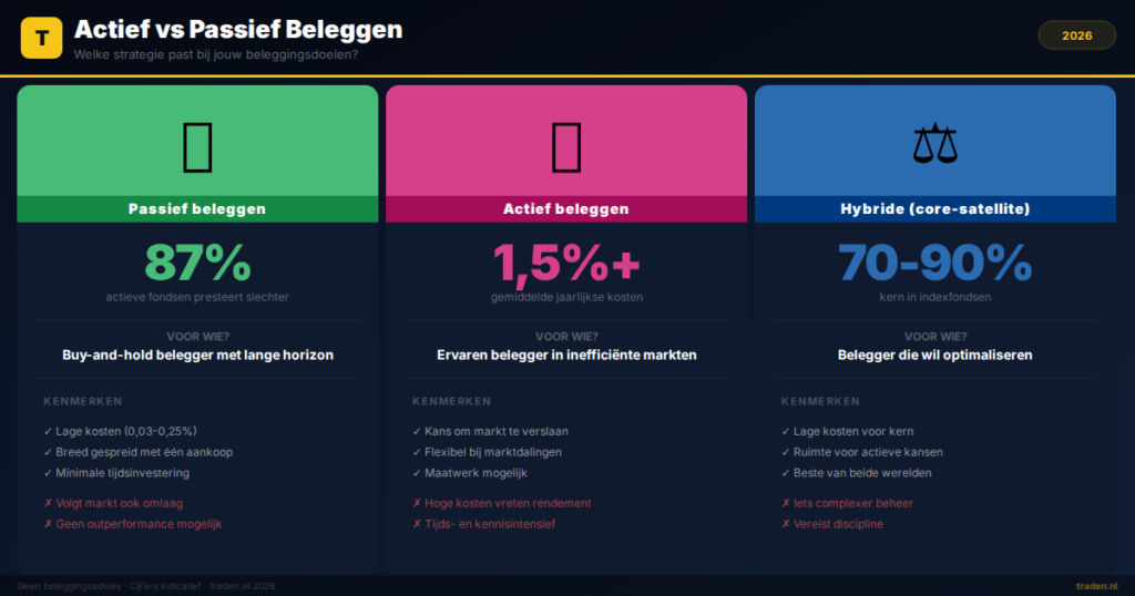 Actief vs Passief Beleggen