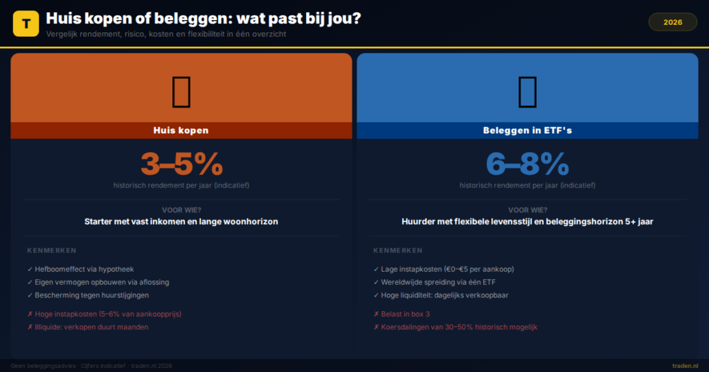 Huis kopen of beleggen: wat past bij jou?